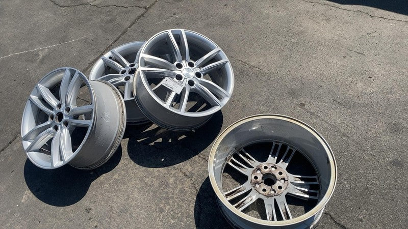 600721400D 2012 2013 2014 2015 Tesla Model S MS Silver Wheel Rim 19x8.0 6007214-00-D OEM x4