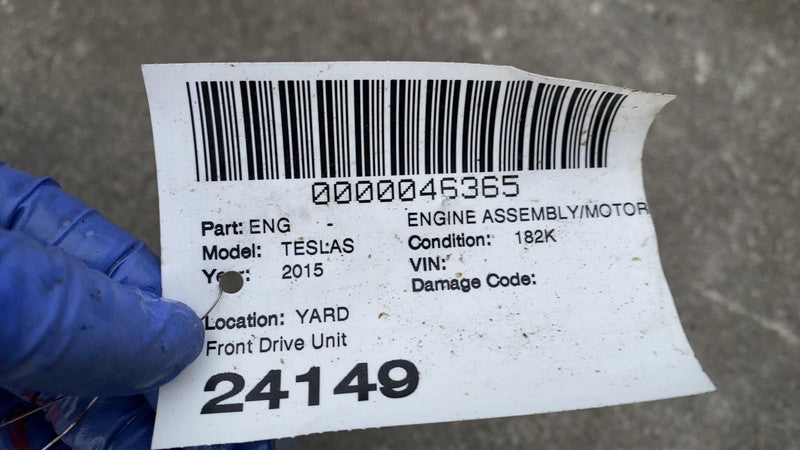 ⭕ 14-18 Tesla Model S Electric Engine Motor Front Small Drive Unit 103