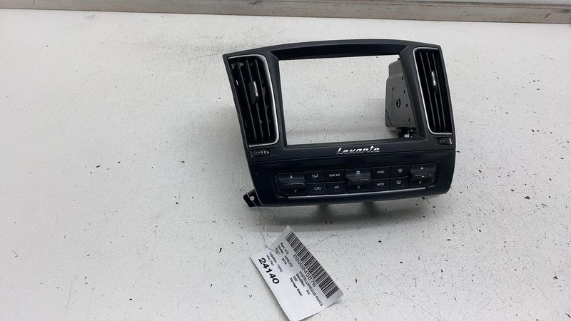 670123508 ⭕2017-2023 Levante AC Heater Climate Control Switch Radio Screen Bezel 670123508