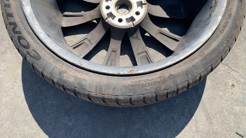 ⭕ 16-20 Tesla Model X Wheel Rim 22x9J + 33mm w/ Continental Tire 265/3