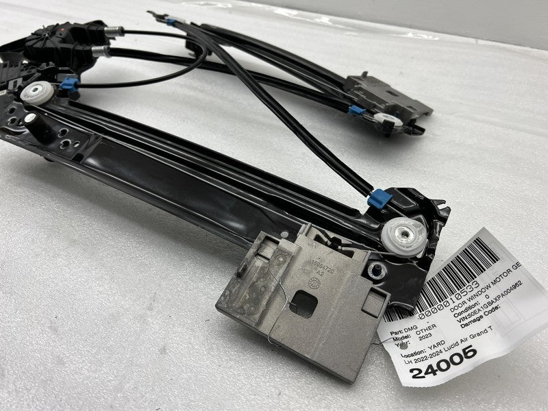 P11-C67030-04 ⭕ 22-24 Lucid Air Rear Left Driver Window Regulator & Motor Assy P11-C67030-04