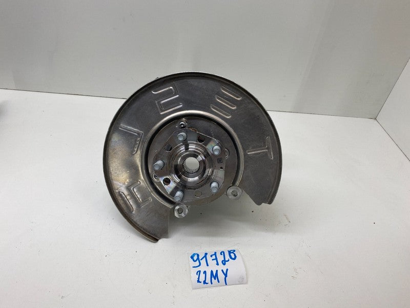 118841600F 20-24 Model Y Rear Right Spindle Knuckle w/ Wheel Hub & Dust Shield 1188416-00-F