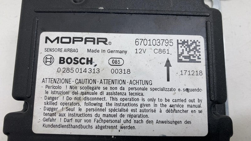 ⭕ 2017-2024 Maserati Levante SRS Safety Restrain Control Module Unit 6