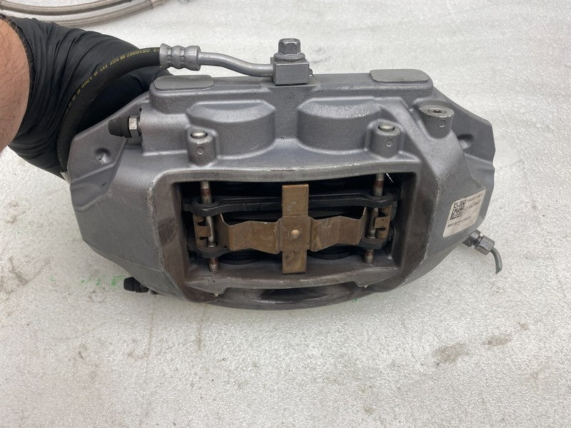 104462100D ⭕ 2017-2023 Model 3 Front Left Caliper w/ Brake Hose Line Left Base 1044621-00-D