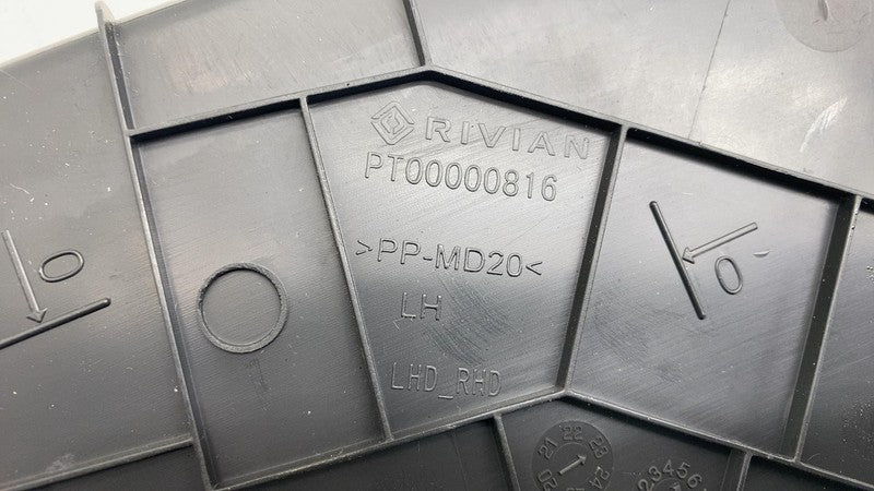 PT00000816 ⭕ 22-24 Rivian R1T R1S Front Left Dashboard End Cap Trim Cover Panel PT00000816