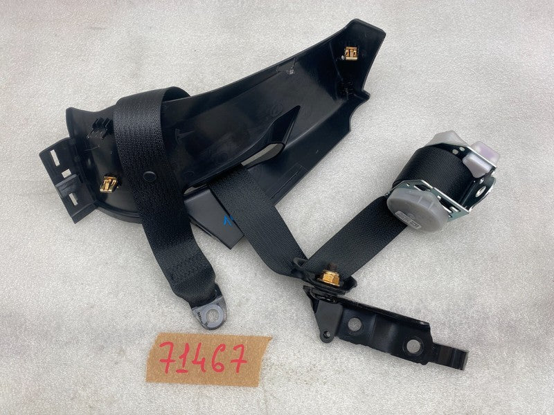 102313600C ⭕ 12-15 Model S Rear Left Seat Belt & Retractor w/ Mid C-Pillar Trim 1023136-00-