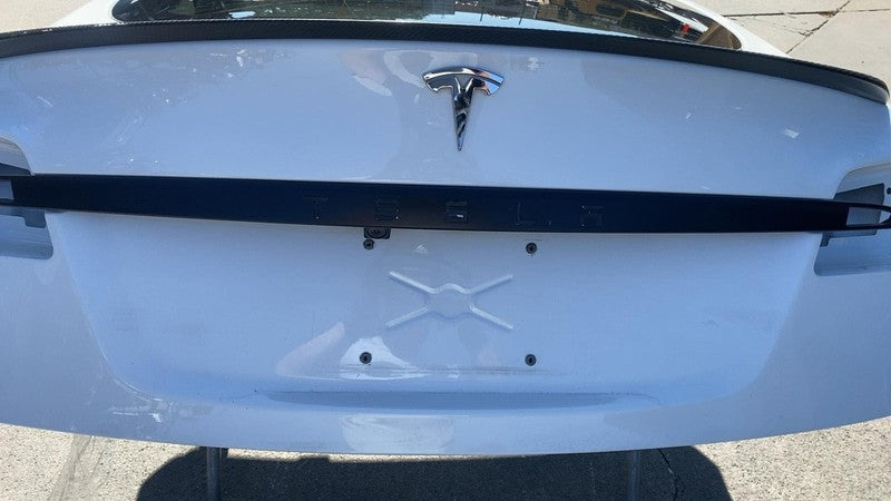 ⭕2012-2015 Tesla Model S Rear Tailgate Hatch Panel & Liftgate Glass Wh