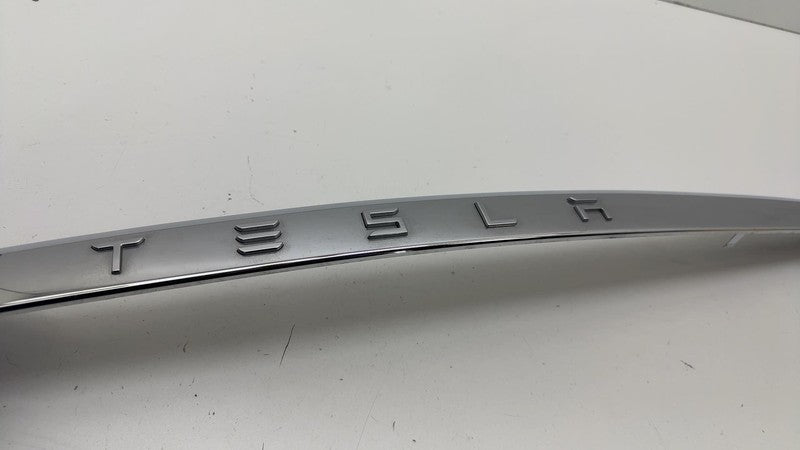 103536900D ⭕16-20 Model X Rear Trunk Lid Liftgate Applique Chrome Trim Molding 1035369-00-D
