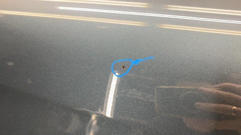 ⭕ 2014-2015 Mercedes-Benz B Electric Drive Rear Driver Side Door Left Blue - 894