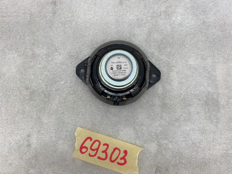 1004833 01 A ⭕ 12-20 Model S Front Dashboard Sound Mid-Range Audio Speaker 80MM 1004833-01-A