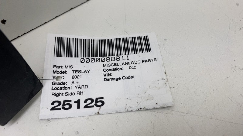 ⭕ 20-24 Tesla Model Y Front Right Fender Wheel Arch Flare Molding 1494