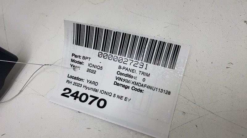 ⭕ 2022 2023 Hyundai Ioniq 5 Passenger Side B-Pillar Trim Cover Panel R