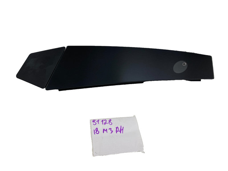 110044100B ⭕17-23 Model 3 Right B-Pillar Applique Glass Trim Molding w/ Camera 1100441-00-B