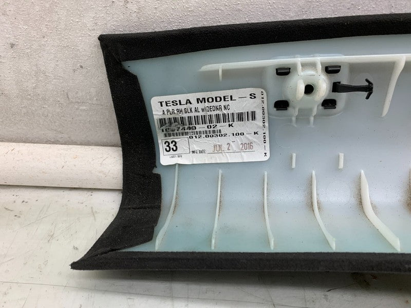 1007440 02 K ⭕2012-2020 Tesla Model S Upper A-Pillar Trim Cover Panel Right Side 1007440-02-K