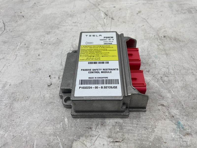 1032224 00 B ⭕ 16-19 Model S Passive Safety Restraint Computer Module Crash Data 1032224-00-B