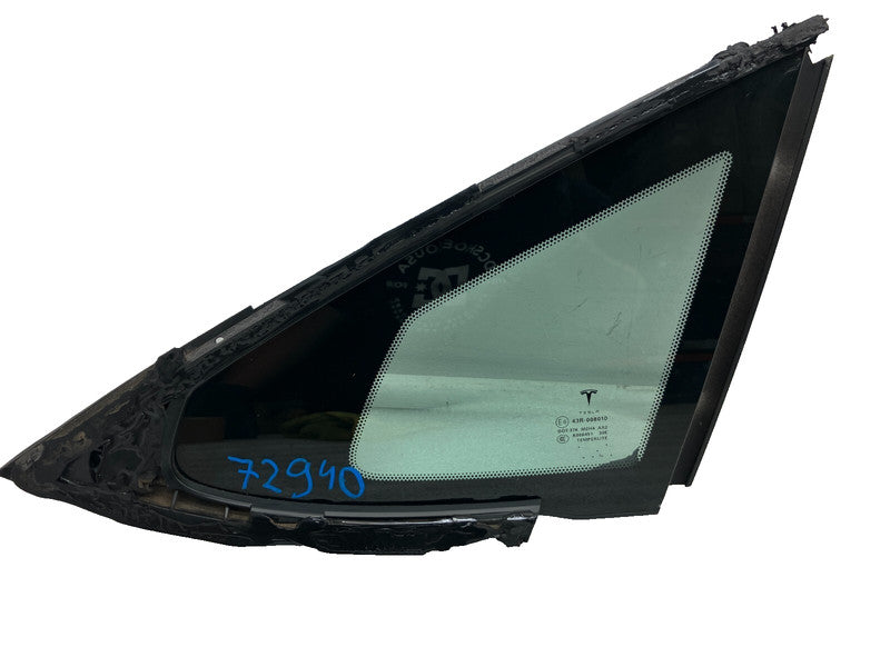 E6 43R-008010 ⭕ 16-20 Tesla Model S Rear Passenger Side Quarter Fixed Glass Right 1051821-99-A