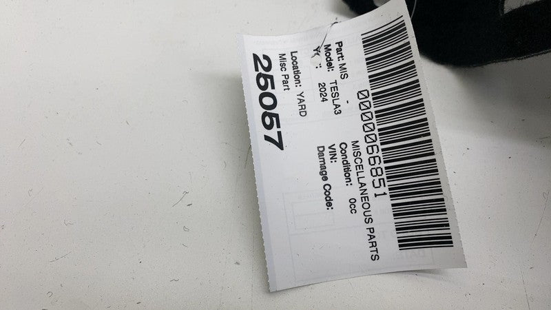 ⭕ 24 25 Tesla Model 3 Rear Left Trunk Side Boot Trim Carpet Cover 1731