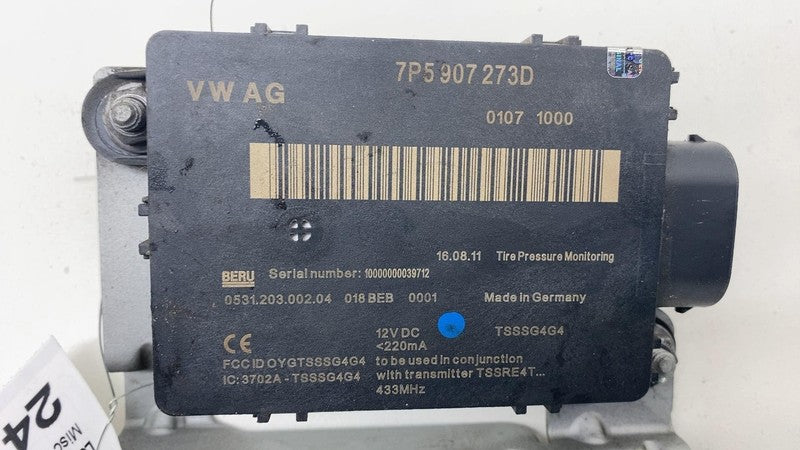 7P5907273D 2011-2017 Porsche Cayenne S TPMS Tire Pressure Monitoring Sensor Control Module