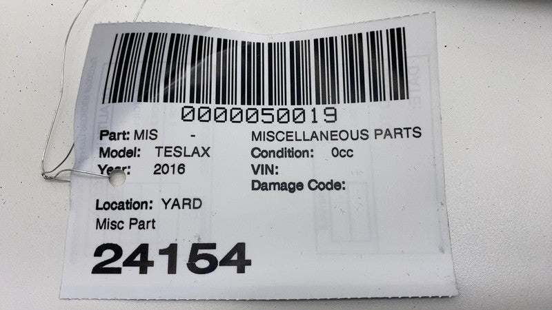 2016-2020 Tesla Model X Front Driver Side Sunvisor Mirror Alcantara Ma