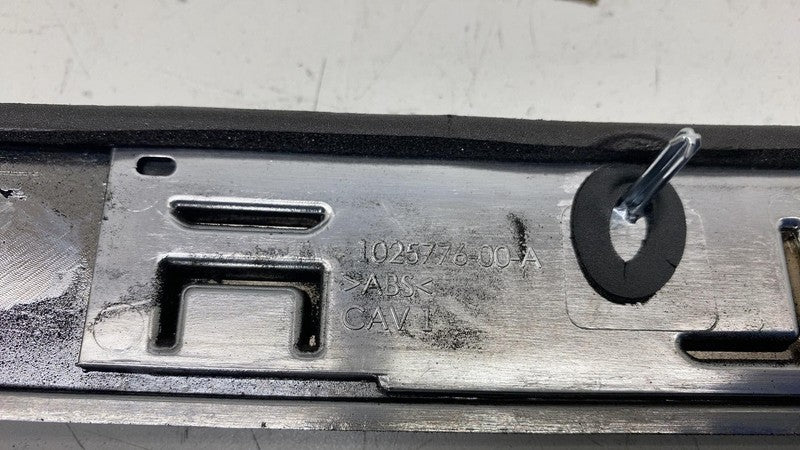 ⭕ 12-15 Tesla Model S Rear Liftgate Trunk Lid Chrome Trim Molding 1025