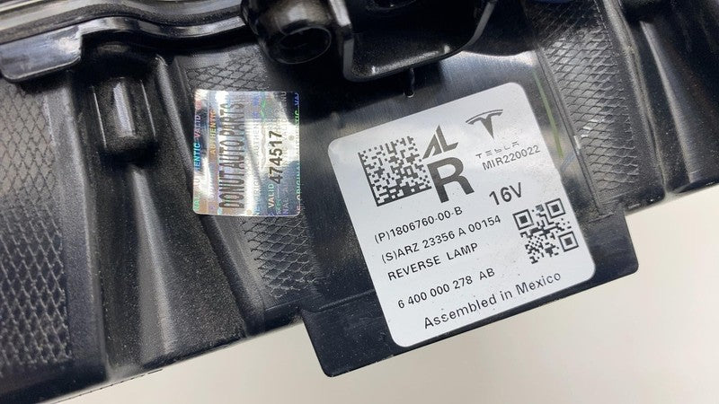 2024 2025 Tesla Cybertruck Rear Passenger Side Reverse LED Light Lamp 