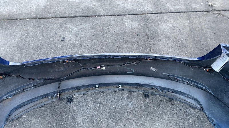2017-2022 Tesla Model 3 M3 Rear Bumper Fascia Cover w/ Sensor Holes Blue - PPSB