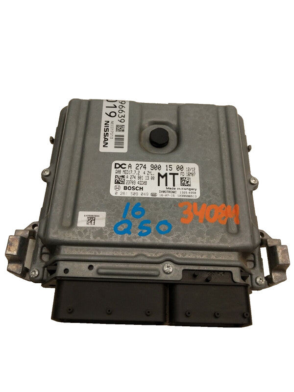 2749001500 ⭕2016 2017 2018 2019 Infiniti Q50 Engine Control Module Unit Assembly 2749001500