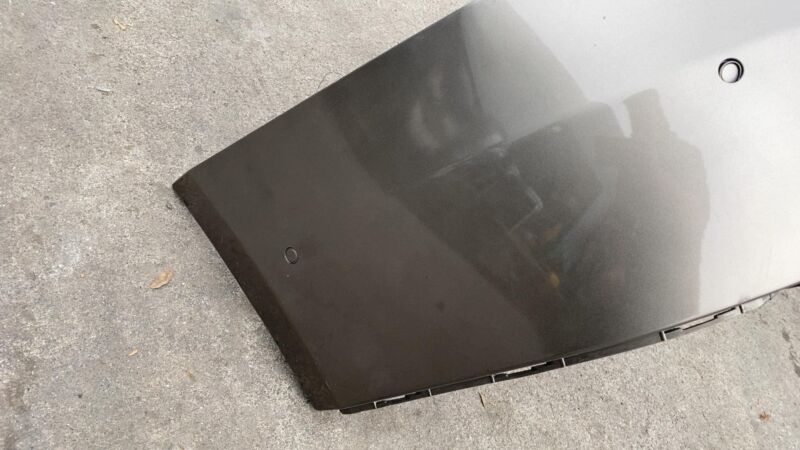 600817900E 2012-2015 Tesla Model S MS Rear Bumper Cover w/ Park Sensor & Harness Brown PPTI