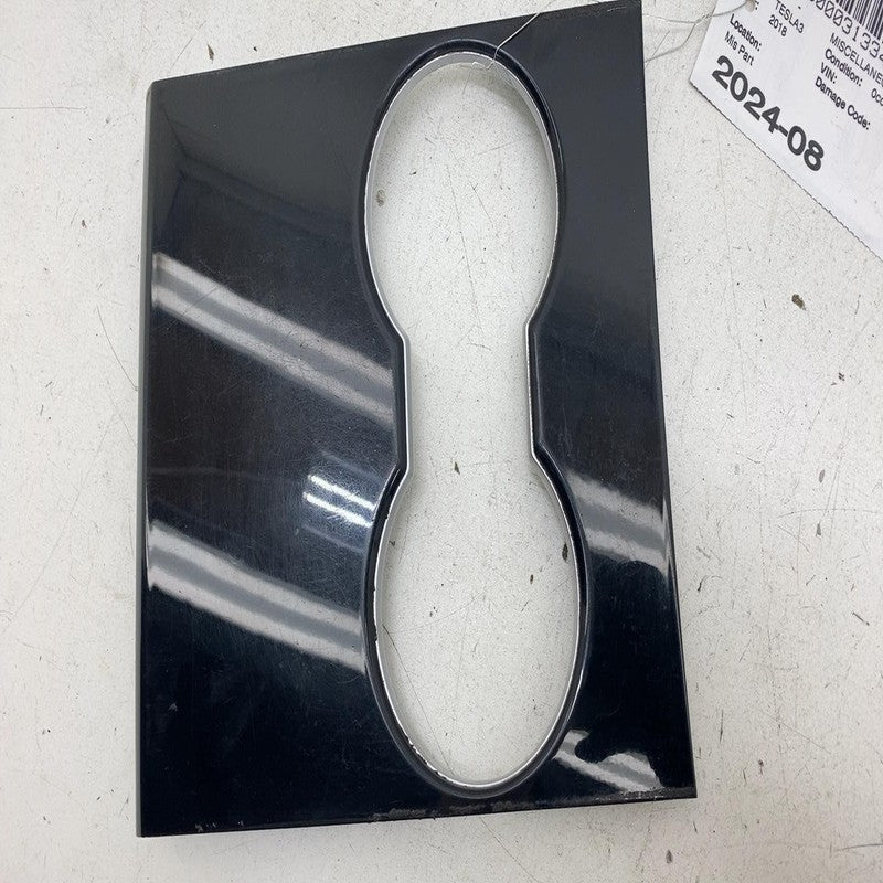 ⭕2017-2023 Tesla Model 3 Center Console Cup Holder Bezel Trim Cover 10