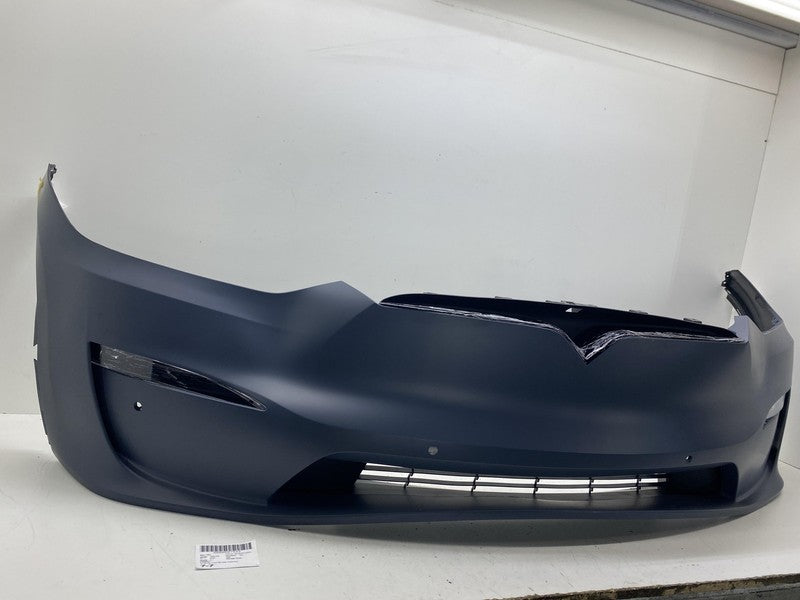 1588184-00-B ⭕21-23 Tesla Model X Front Bumper Cover w/ Foglight Primed Assembly 1588184-S0-A