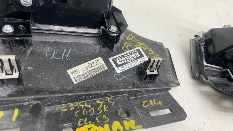 ⭕ 12-15 Tesla Model S MS SET of Dash A/C Air Vent Outlet Trim Panel 10