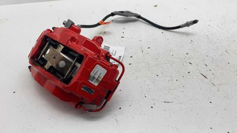 ⭕ 2016-2020 Tesla Model X Front Caliper w/ Brake Hose Line Left Red 10