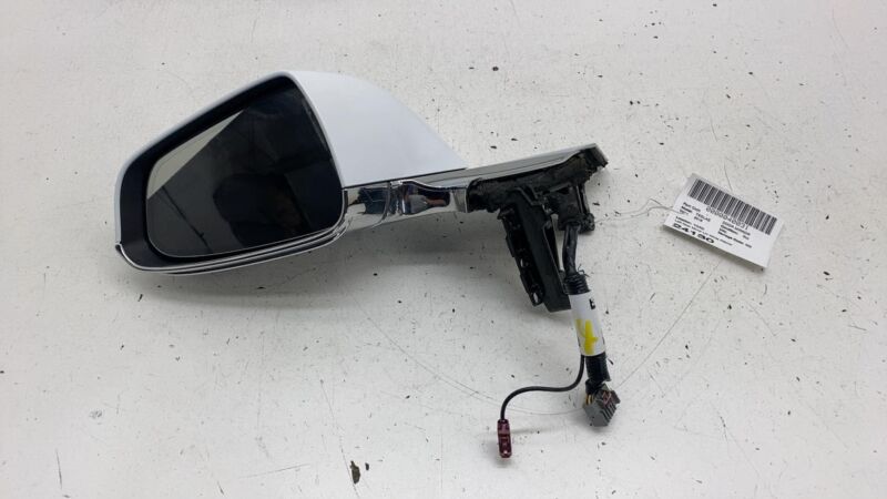 2012-2015 Tesla Model S Front Left Exterior Rear View Door Mirror White - PBCW