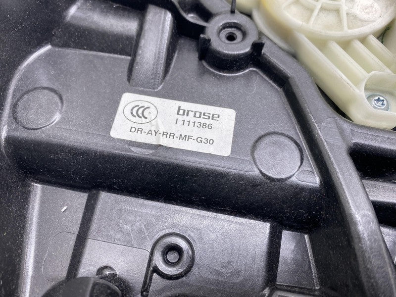 ⭕ 2017-2020 BMW 540i Rear Right Window Regulator w/ Motor & Carrier C3