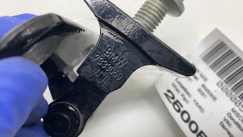 7333059 2017-2023 BMW 530e 530i G30 SET of Front & Rear Door Upper & Lower Hinge Black