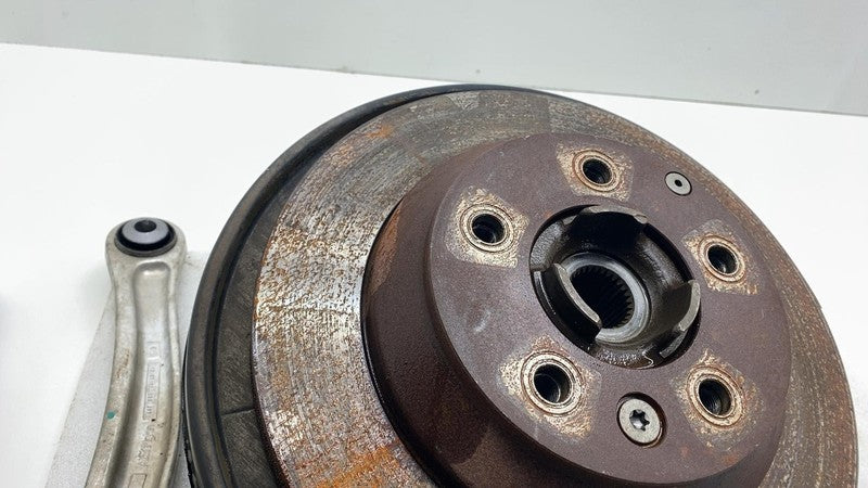 2011-2014 Porsche Cayenne Rear Left Spindle Knuckle Hub Rotor w/ Control Arm AWD