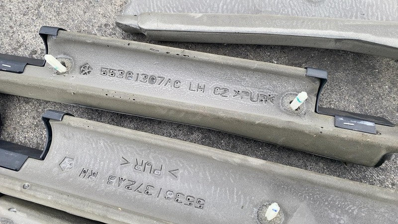 55361386AC ⭕ 2011-2018 Jeep Wrangler SET of Roll Bar Padding Covers & Moldings OEM Assembly