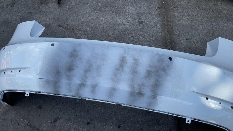 2017-2022 Tesla Model 3 Rear Bumper Cover w/ Sensor Holes Pearl White 