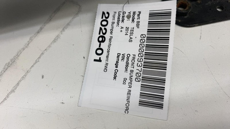 ⭕ 2012-2015 Tesla Model S MS Front Bumper Reinforcement Rebar Impact B