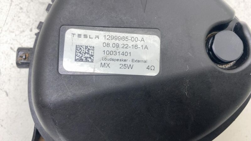 129996500A 12-23 Model 3 S X Y Pedestrian Warning Speaker External Loudspeaker 1299965-00-A