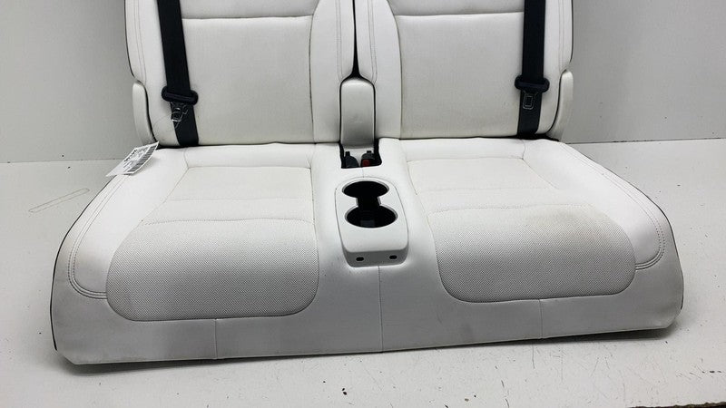 ⭕ 2021-2025 Tesla Model X Rear Left & Right 3rd Row Seat Leather White