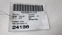 2012-2020 Tesla Model S MS Rear Driver Side Caliper w/ Brake Hose Line Left OEM