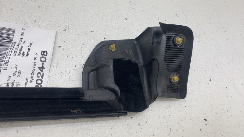 ⭕20-23 Tesla Model Y Rear Right Door Inner Belt Rubber Seal Molding 15
