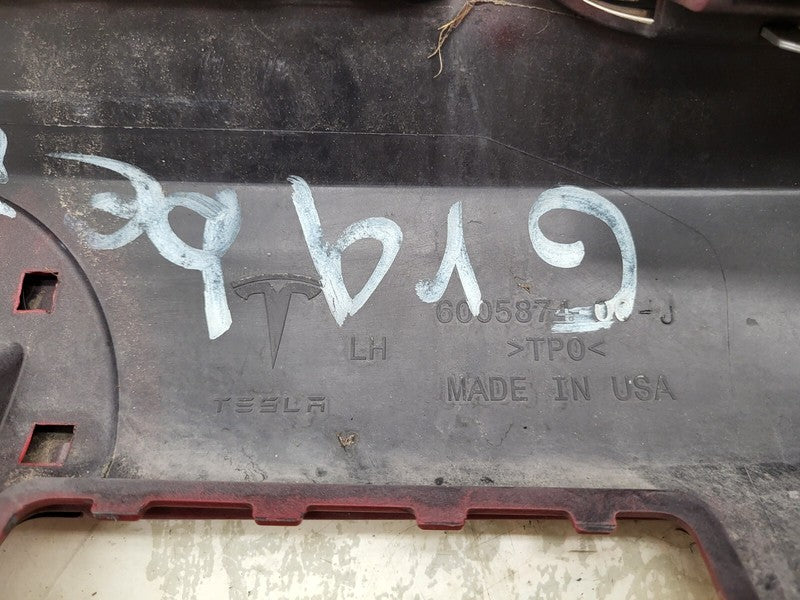 6005874 00 J ⭕12-20 Model S Left Rocker Panel Outer Sill Molding + Wheel Fairing 6005874-00-J