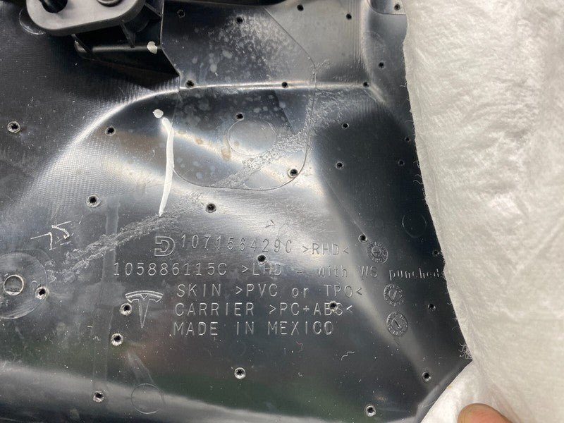 1055483 22 L ⭕ 16-20 Tesla Model X Front Passenger Door Panel Trim Card Right RH 1055483-22-L