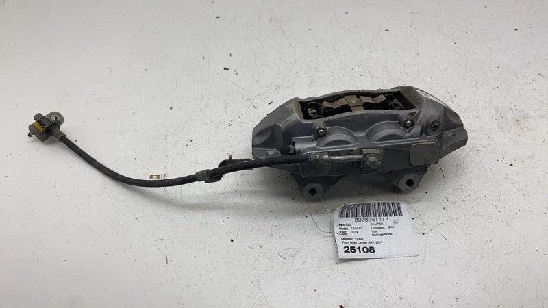 104462200D ⭕ 2017-2023 Tesla Model 3 M3 Front Right Caliper w/ Brake Hose Line 1044622-00-D