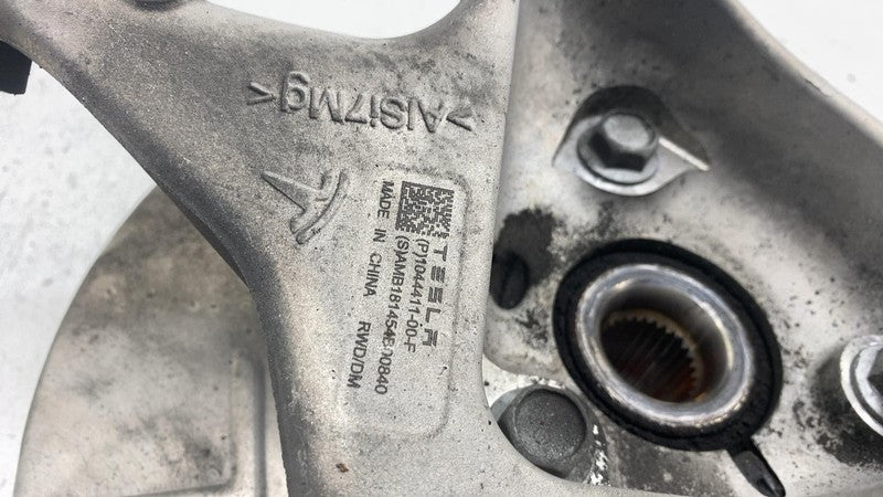 104441100F 2017-2023 Tesla Model 3 Rear Left Spindle Knuckle Hub + Dust Shield + ABS Sensor