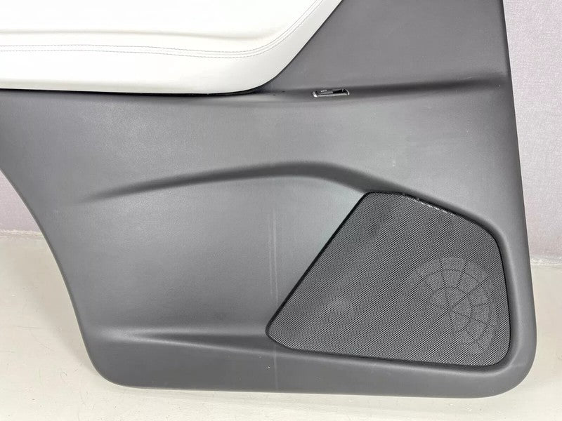 ⭕ 16-20 Model X Rear Left Door Panel Trim Card Cover w/ Molding LH 105