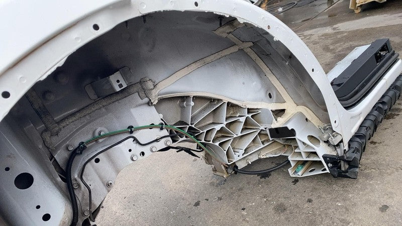 ⭕ 16-20 Tesla Model X Rear Passenger Side Quarter Panel Cutout Right White PPSW