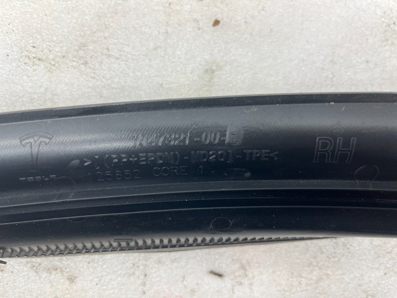 104732100E ⭕16-20 Model X Rear Passenger Side Trunk Liftgate Trough Trim Right 1047321-00-E